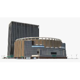 Multi Purpose Indoor Entertainment Arena 3D model